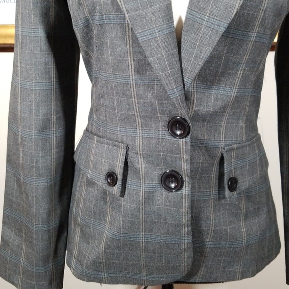 Valia Pattern office grey jacket. Size S. NWOT - Picture 2 of 8